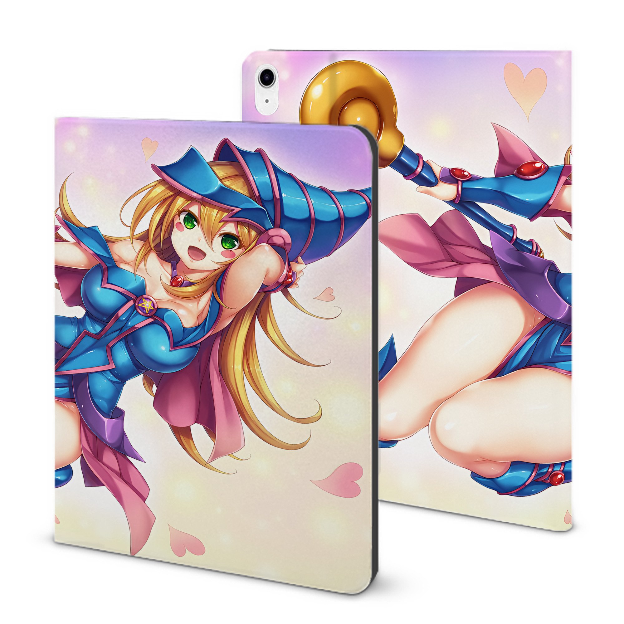 （画像用） 遊☆戯☆王 Yu-Gi-Oh! IPad ケース ブック型 PUレザー TPU 耐衝撃 軽量 薄型 ペン収納なし 全面保護 IPad 各モデル対応